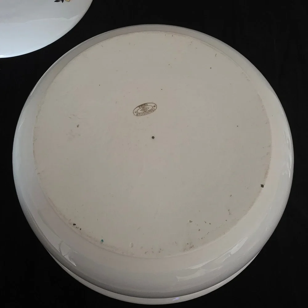 Royal Rochester Royalite Fraunfelter China Floral Casserole Dish with Lid
